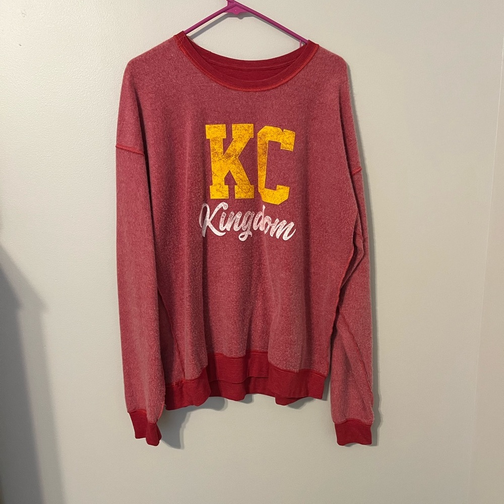 “Inside Out” Kansas City Chiefs sweatshirt